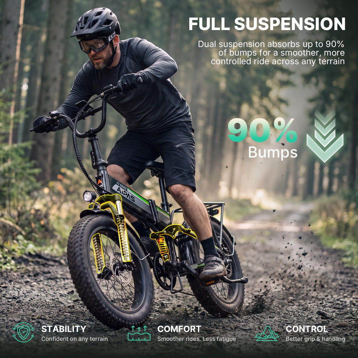 Folding Electric Bike 20" Fat Tire Y3116