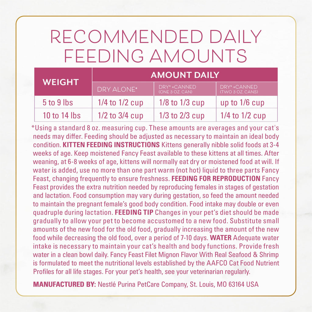 Dry Cat Food Filet Mignon Flavor 3 lb. Bag M250393