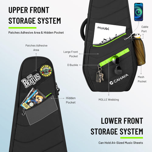 0.47in Thick Padding Electric Guitar Bag Y429474