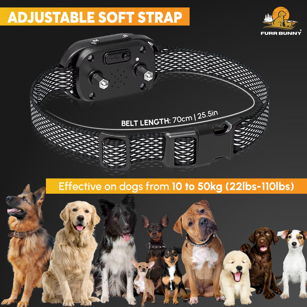 Dog Bark Collar for Medium & Large Dogs S375