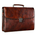 Full Grain Leather Briefcase Y597