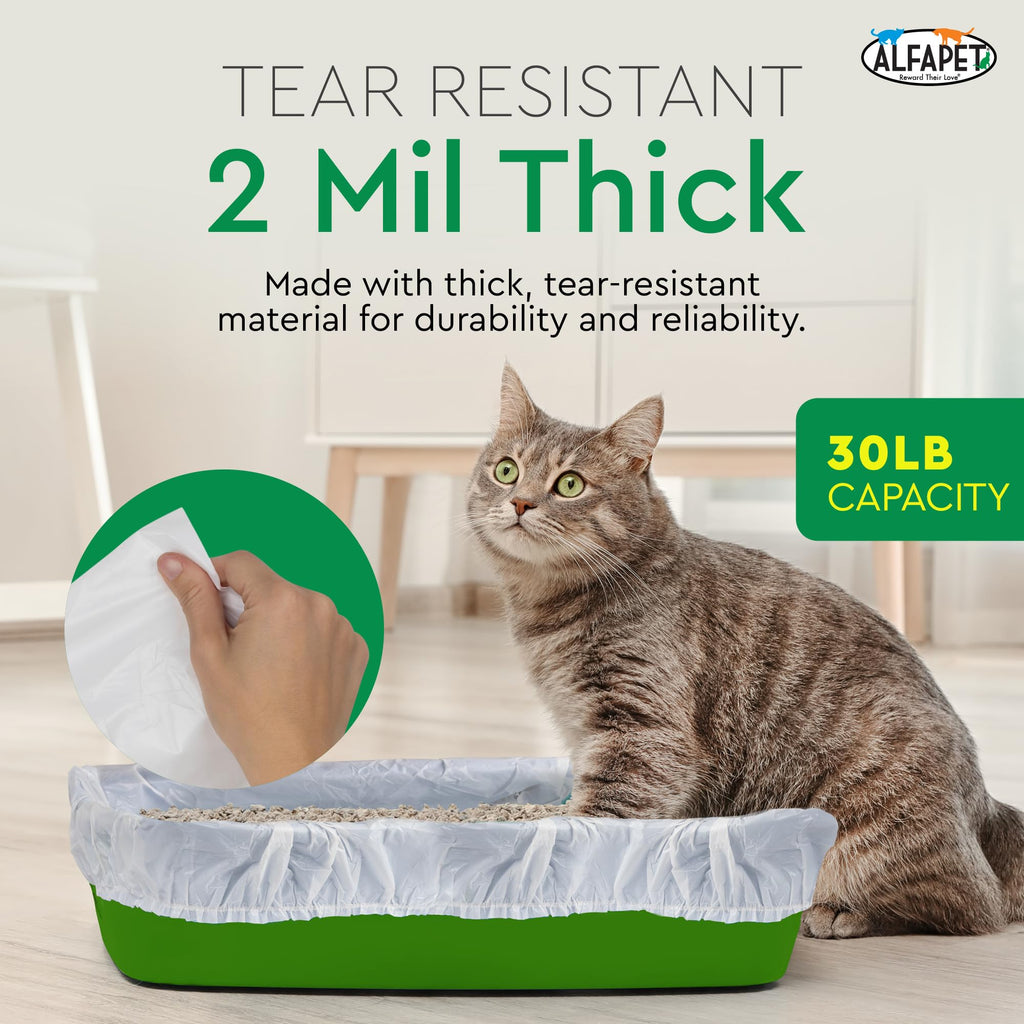 Super Jumbo 15Count Tear-Resistant Waterproof Cat Litter Box Liners S1593