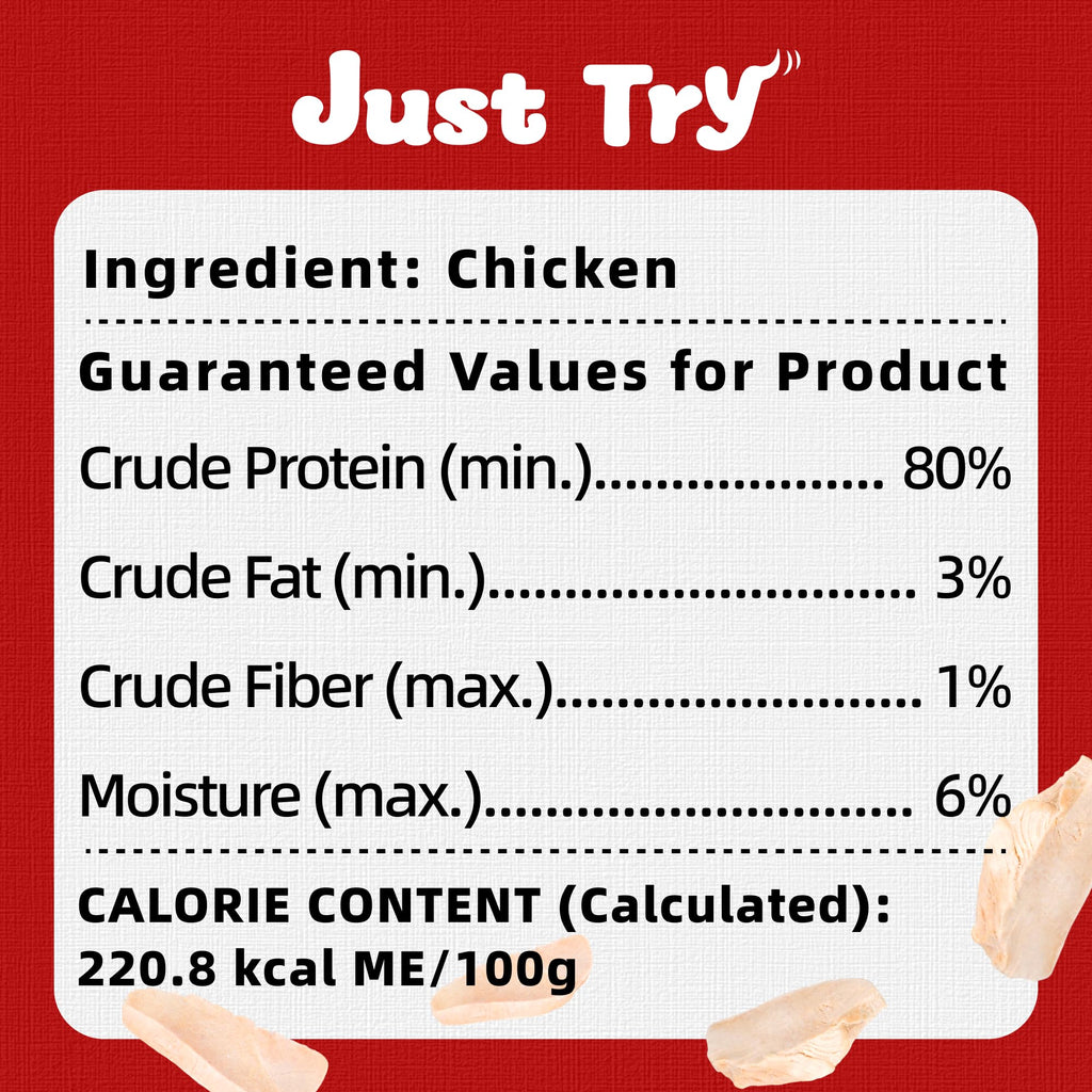Freeze Dried Chicken Breast Cat & Dog Treats V9124