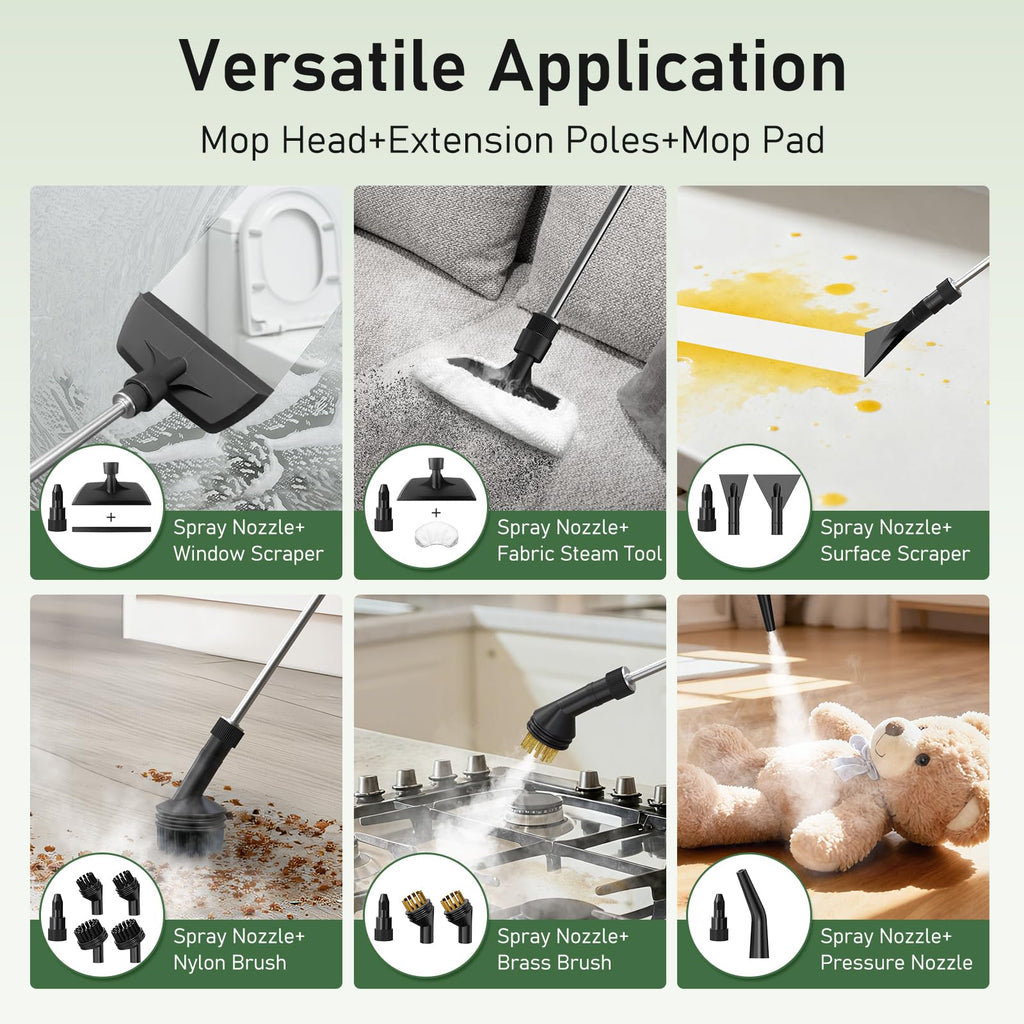 2500W Steam Mop Cleaner with 37 Accessories P4643
