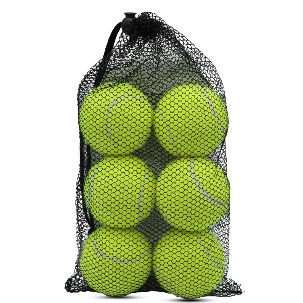 6 Pack Tennis Ball with Mesh Bag I81768