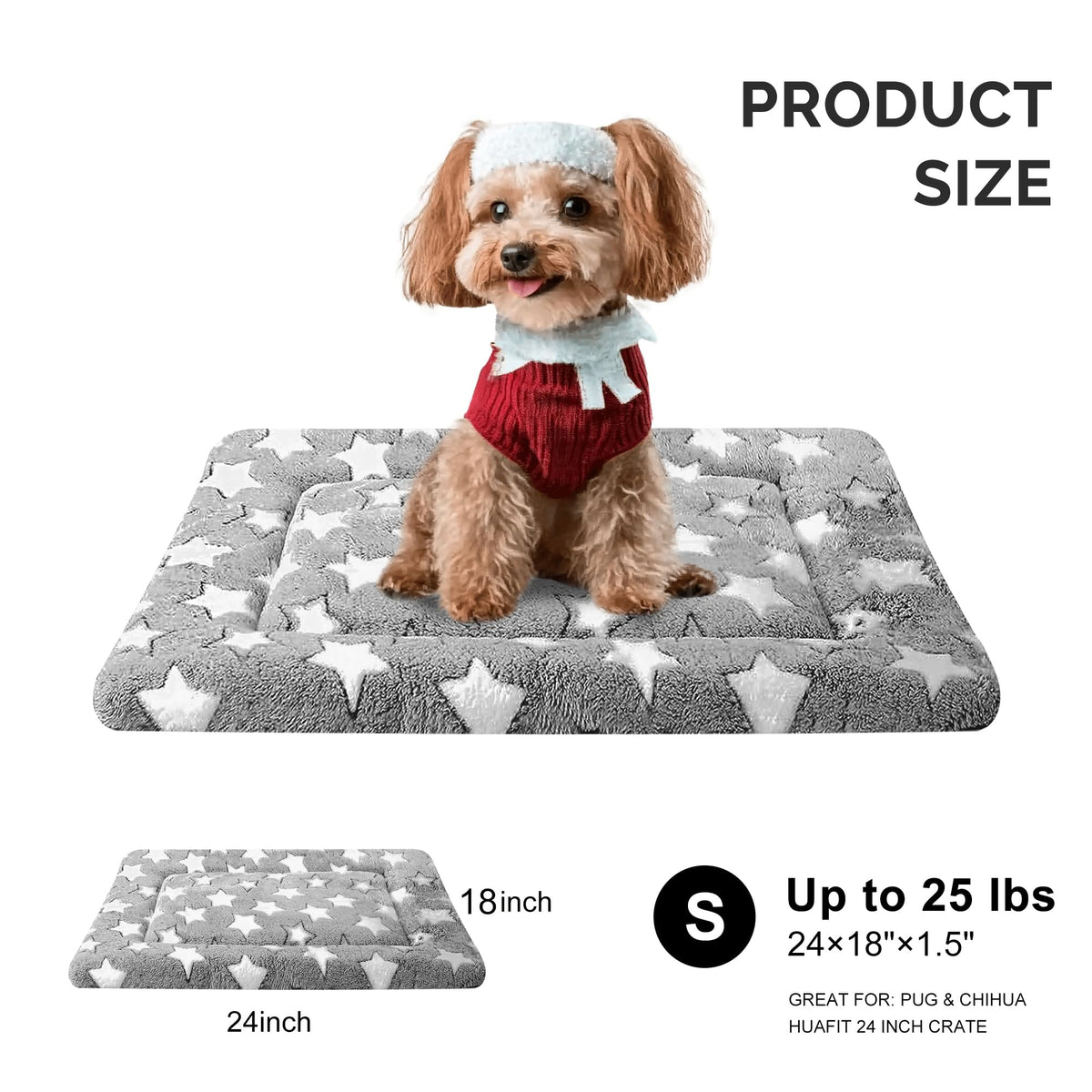 Reversible Machine Washable Dog Bed Mat R602