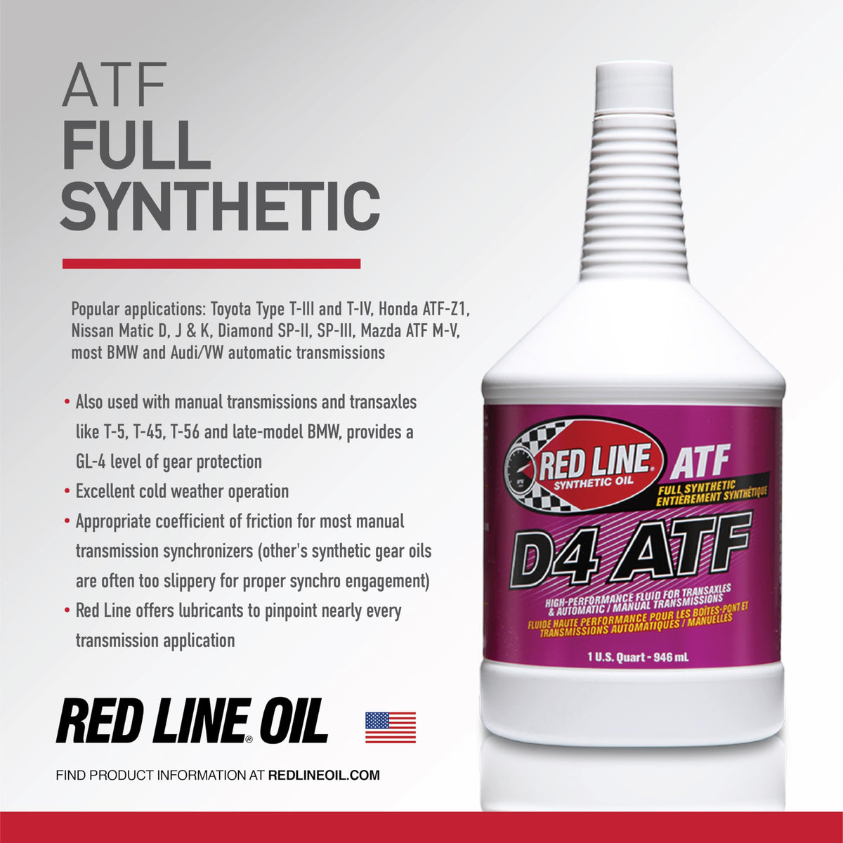 Synthetic Automatic Transmission Fluid 1 Gallon D74353