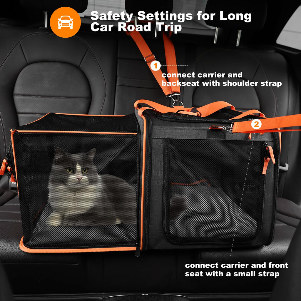 Expandable Large Cat Carrier D295