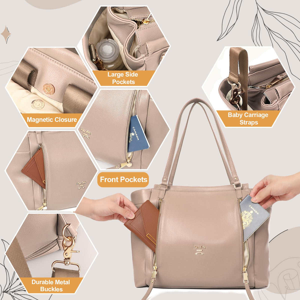 Diaper Bag Tote U2744