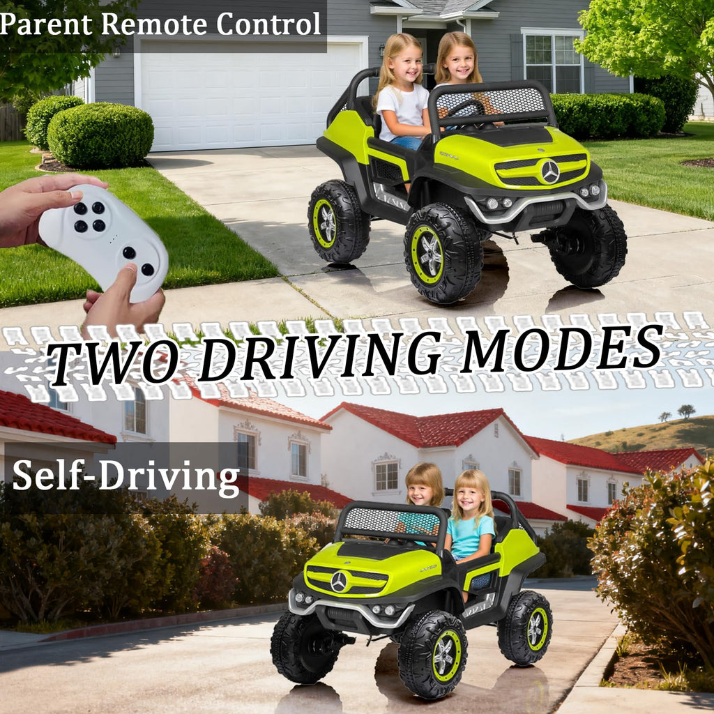Green 2-Seater 24V Ride On Truck T803734