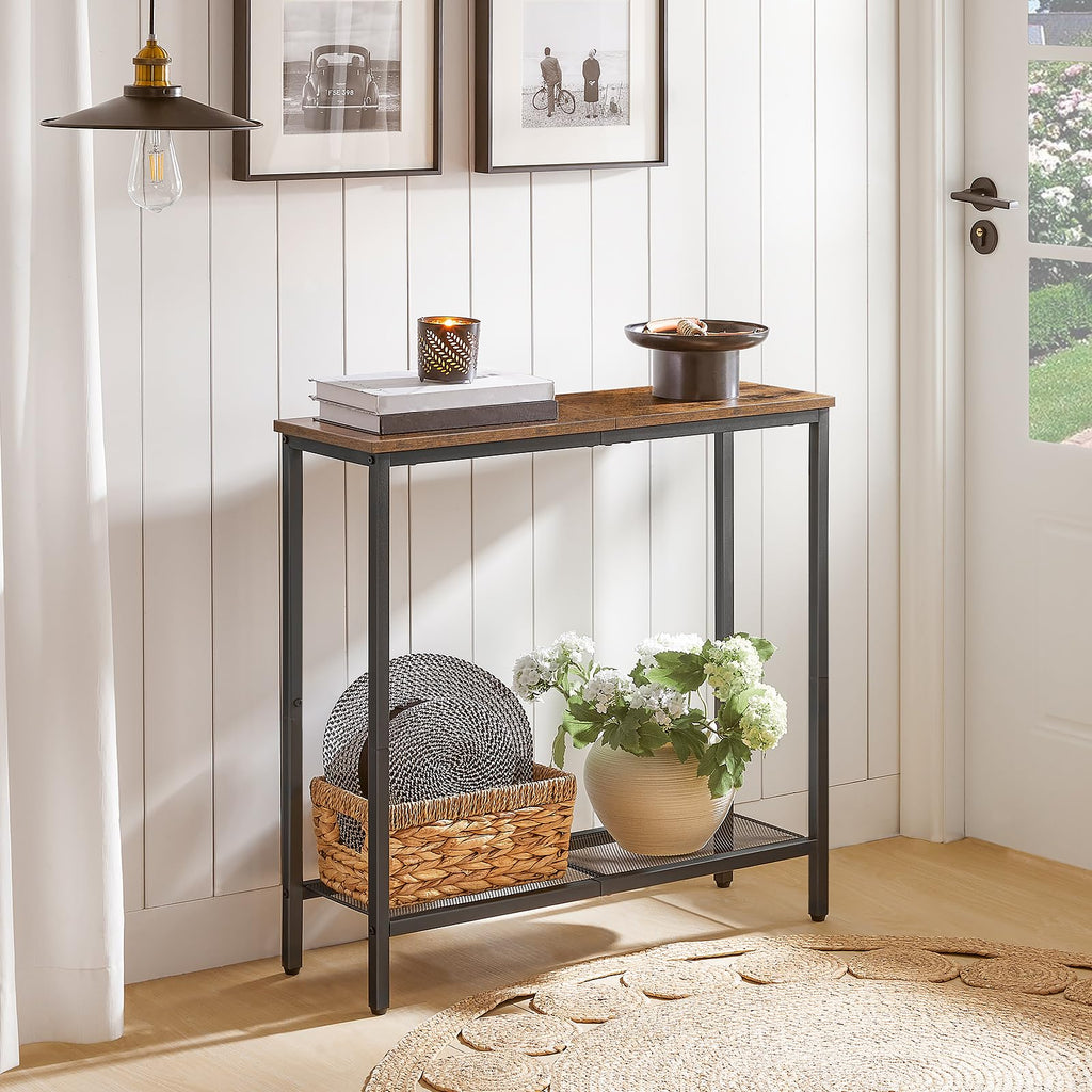 29.5" Narrow 2 Tier Console Table M477566
