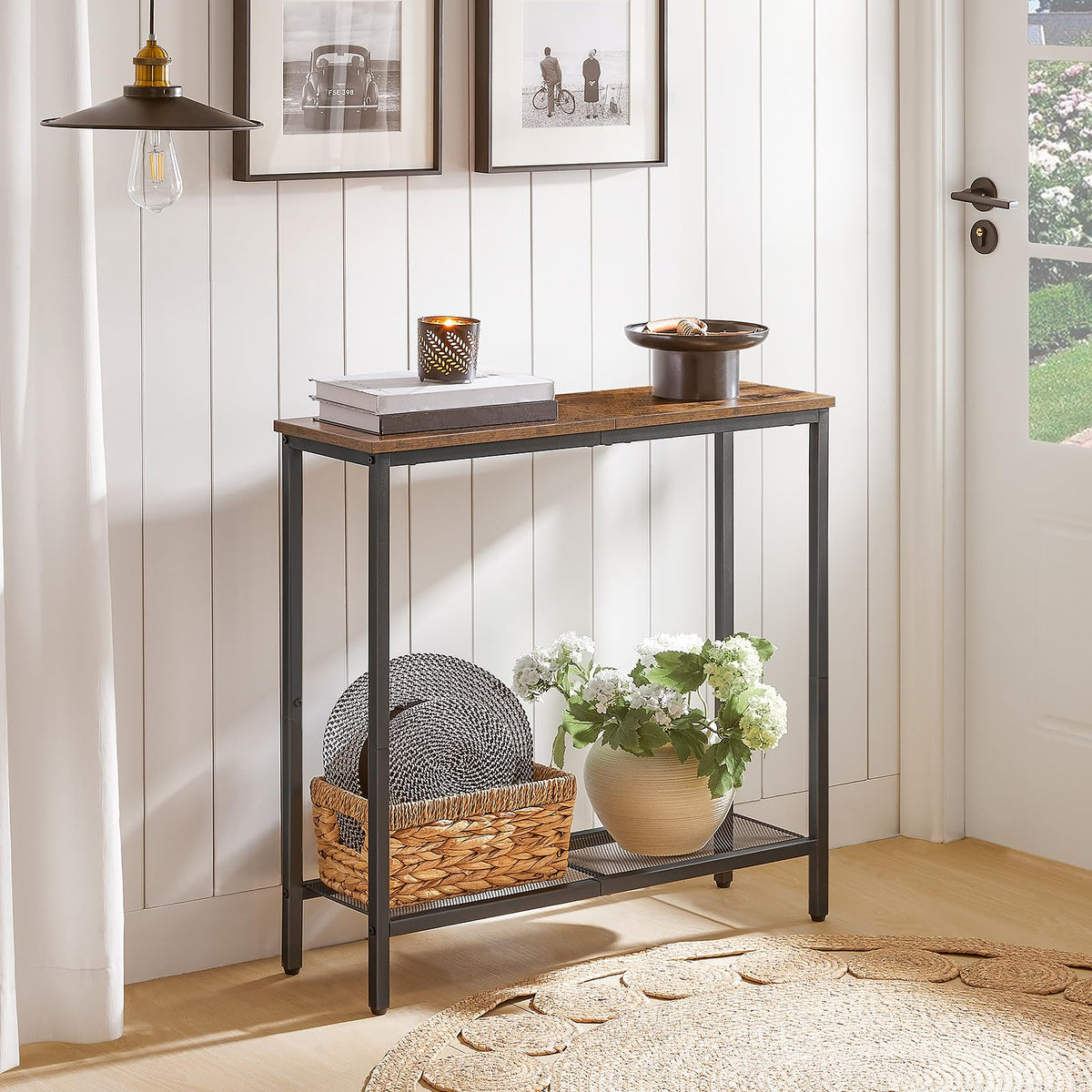 29.5" Narrow 2 Tier Console Table M477566