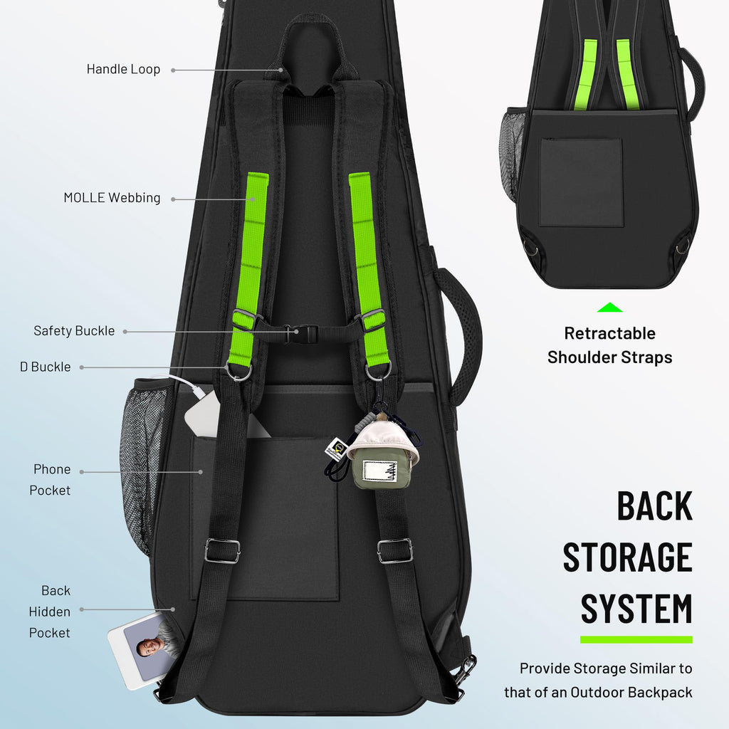 0.47in Thick Padding Electric Guitar Bag Y429474