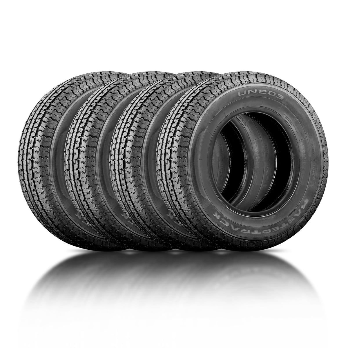 Set of 4 10 Ply Radial Trailer Tires F810907