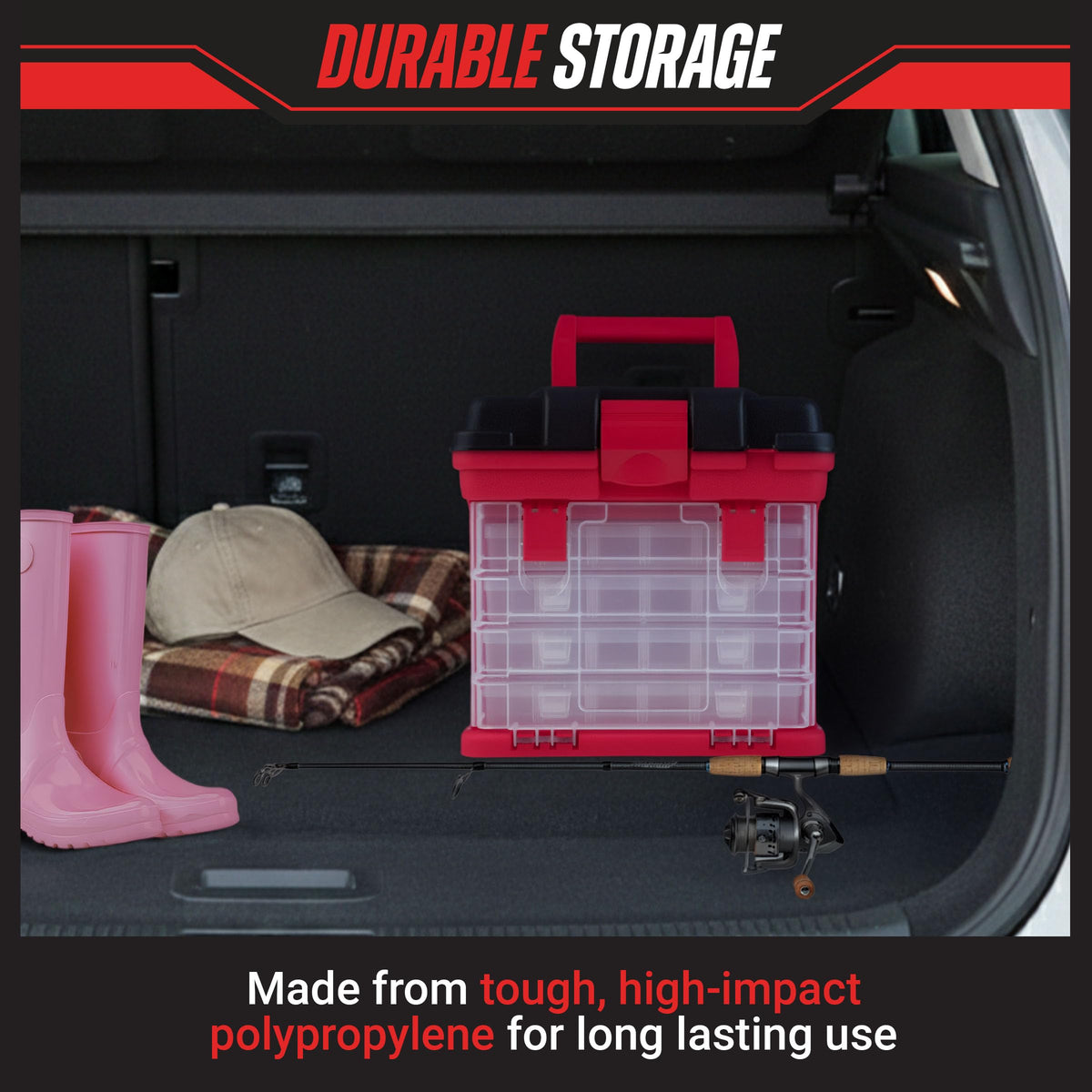 Portable Tool Box Small Parts Organizer with Drawers Z922908
