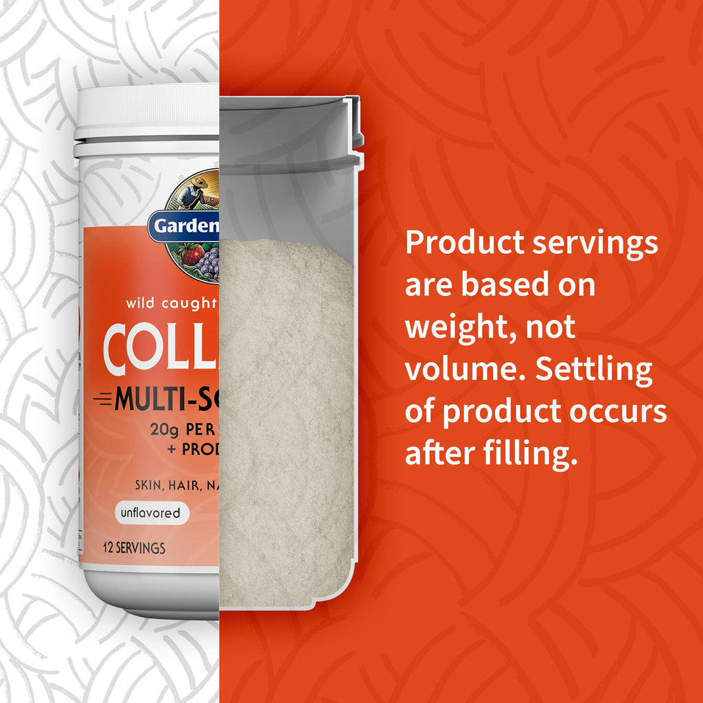Marine & Grass-Fed Collagen Peptides Powder with Probiotics & BCAAs Unflavored B74746