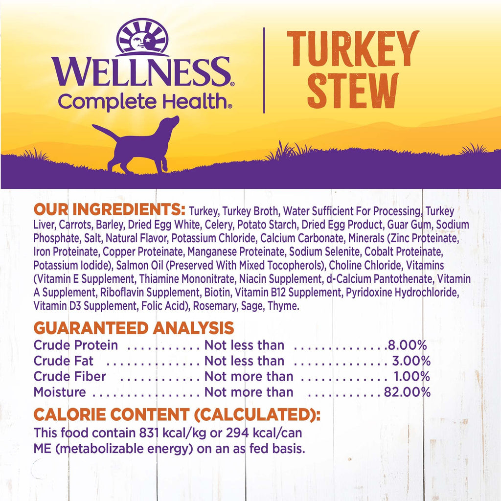 Grain Free Turkey Recipe Canned Wet Dog Food, 12.5 oz, Pack of 12 Cans I982063