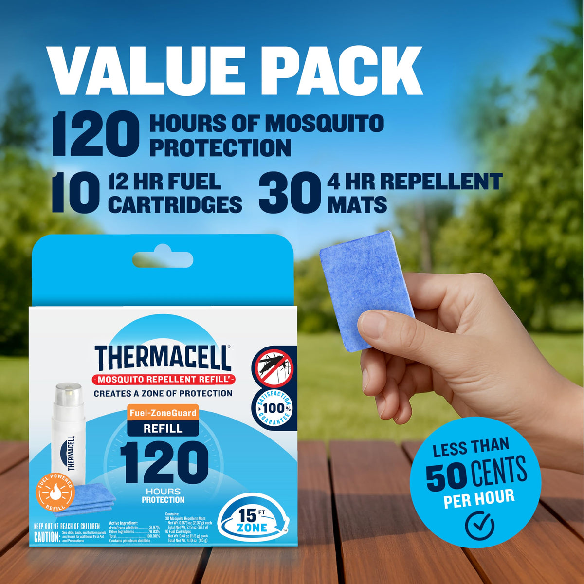 Mosquito Repellent Refills 120-Hr Value Pack P7496