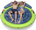 Inflatable Tanning Pool Float with Cup Holders U57017