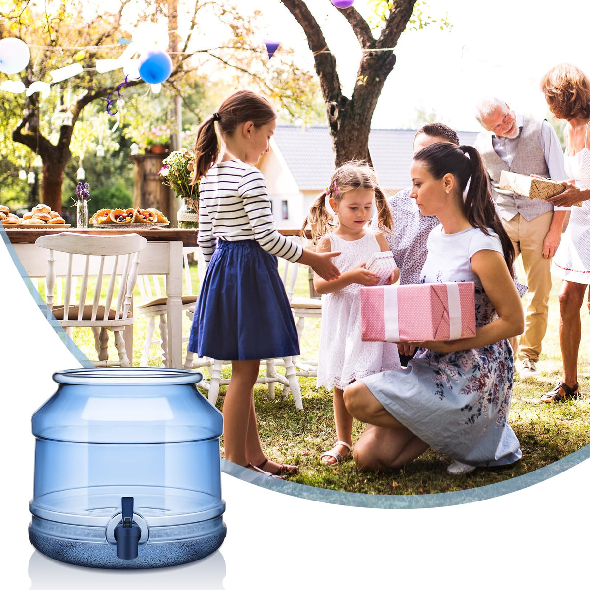 5 Gallon Water Jug Dispenser Base with Spout V789