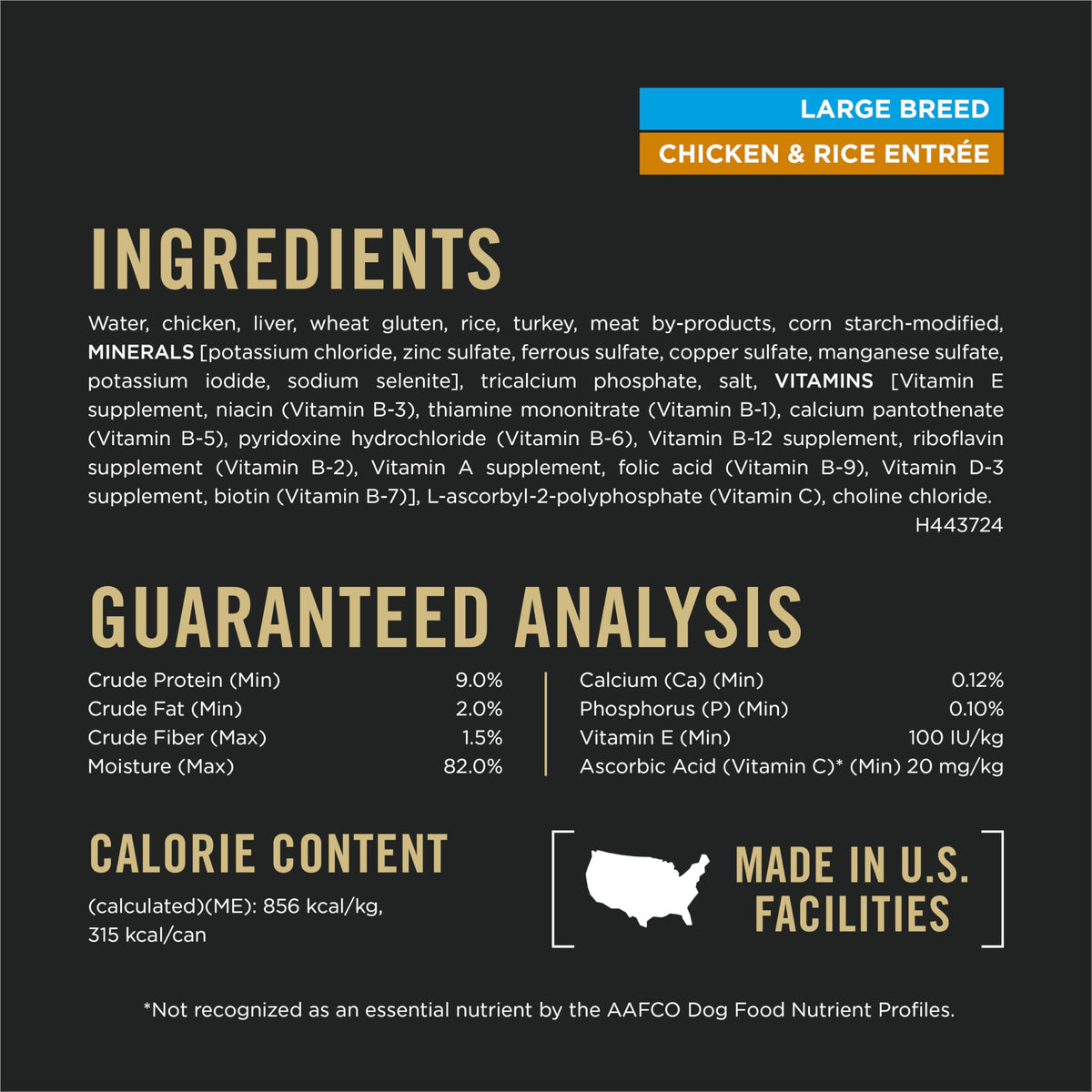 Chicken Gravy Wet Dog Food 13 oz D552