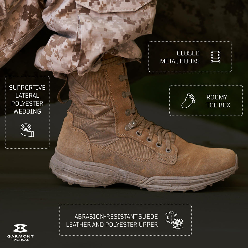 Coyote Suede Leather Tactical Boots K1804