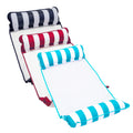 Light Blue, Navy & Burgundy/White Stripe 3-Pack Pool Float I6317