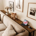 102 Inch Narrow Sofa Table with Power Outlets Y490532