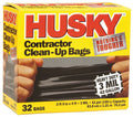 42 gal Black 3-Mil Contractor Trash Bag, 32-Count D143