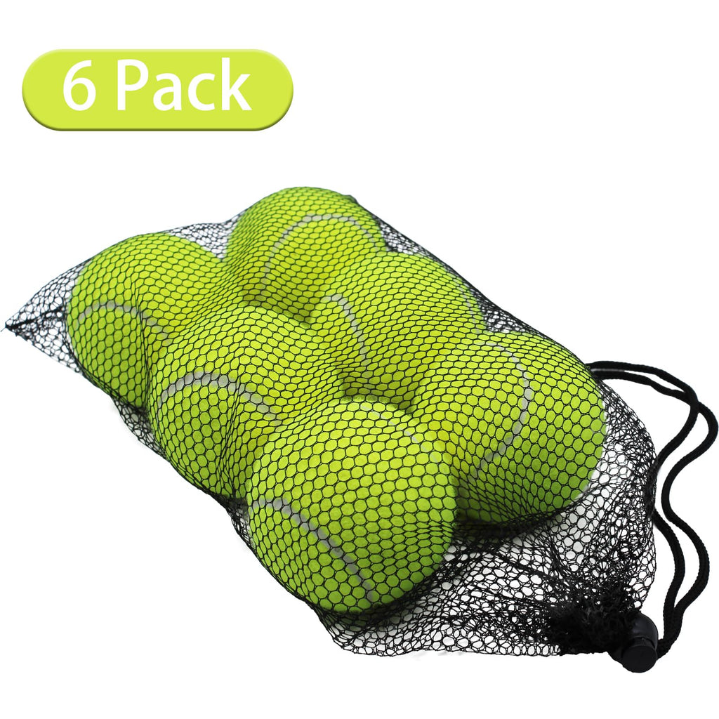 6 Pack Tennis Ball with Mesh Bag I81768