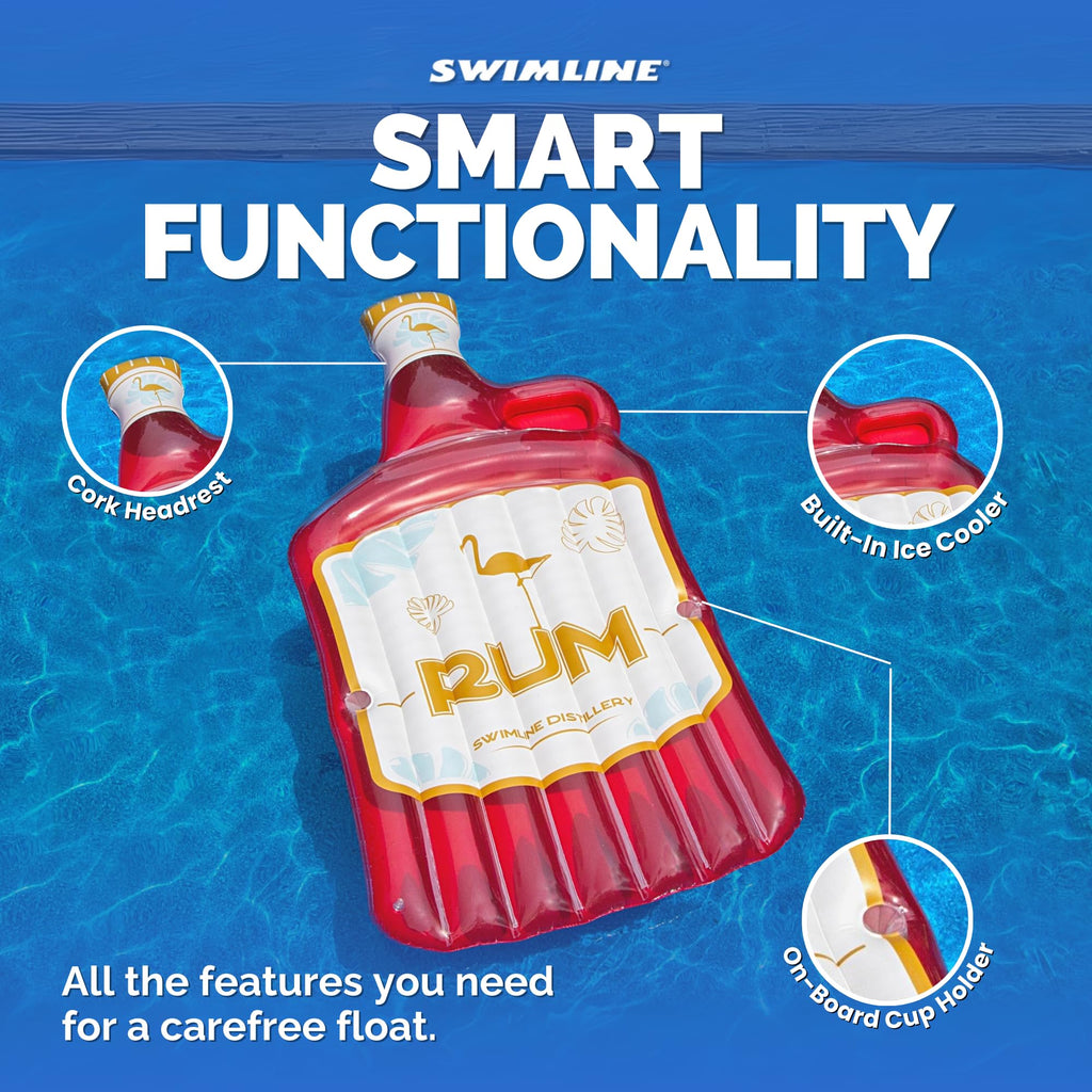 Inflatable Swimming Pool Float Lounger Raft Mattress F195536