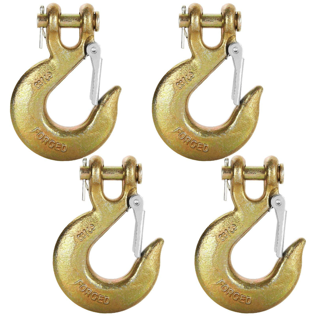 3/8 Inch Clevis Slip Hook with Safety Latch, 18000 Lb Capacity U970537