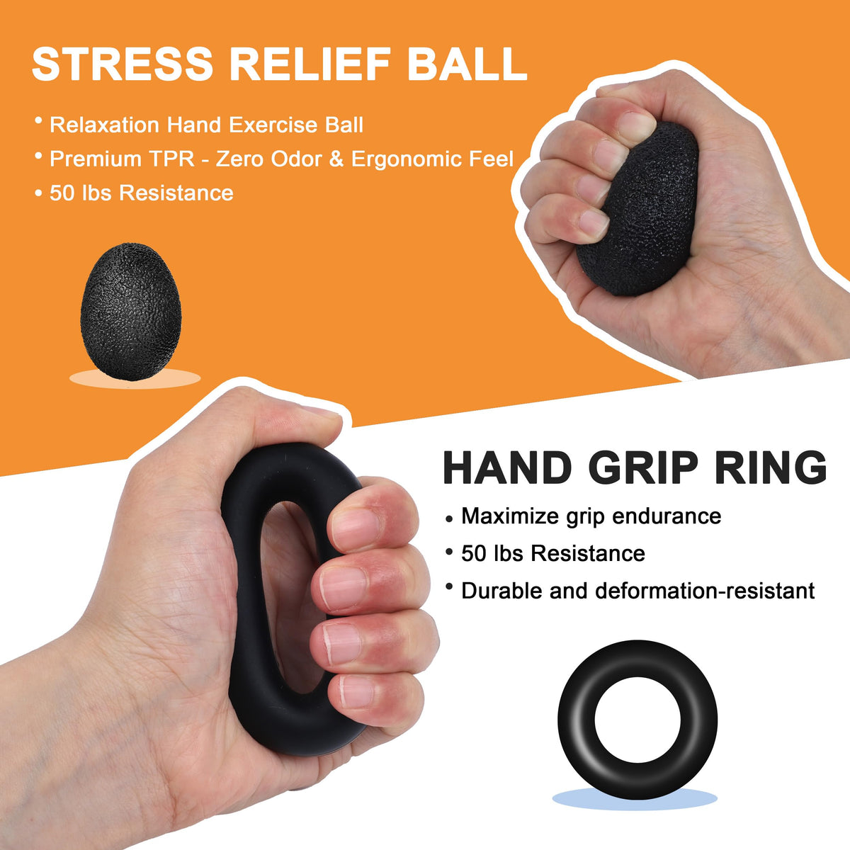 5PCS Grip Strength Trainer Kits B680