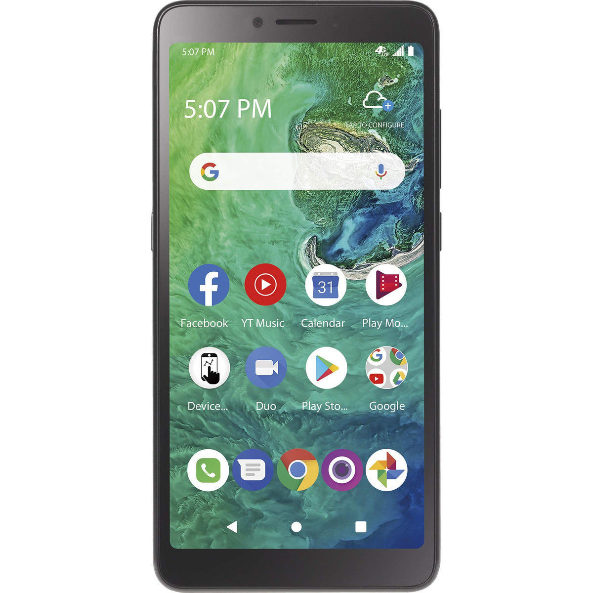Black 32GB 4G LTE Prepaid Smartphone P738
