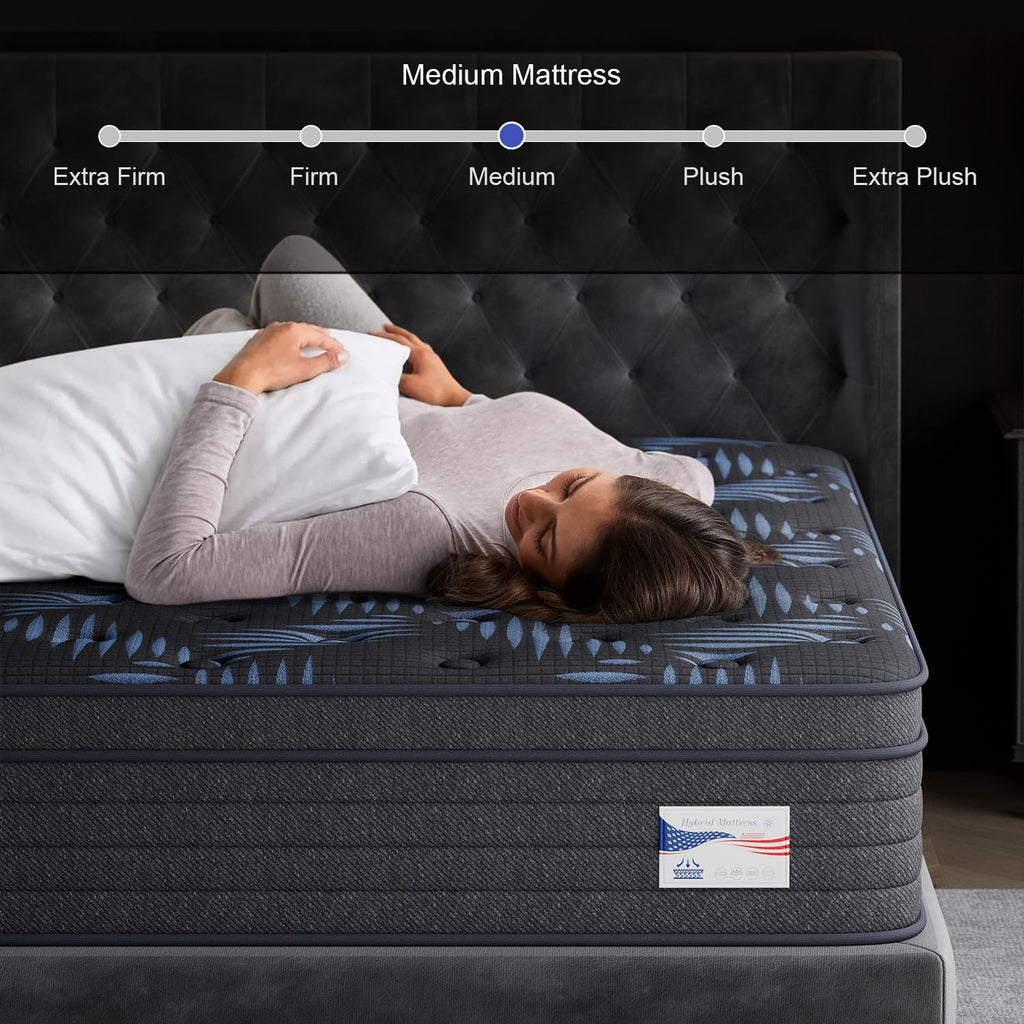 10 Inch Full Medium Firm Hybrid Mattress in a Box I377191