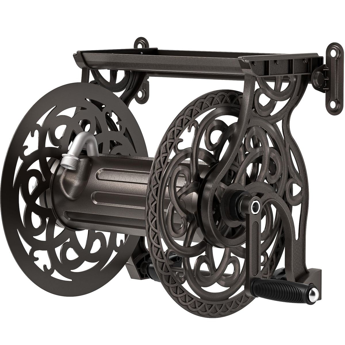 Wall Mount Metal Garden Hose Reel R3978