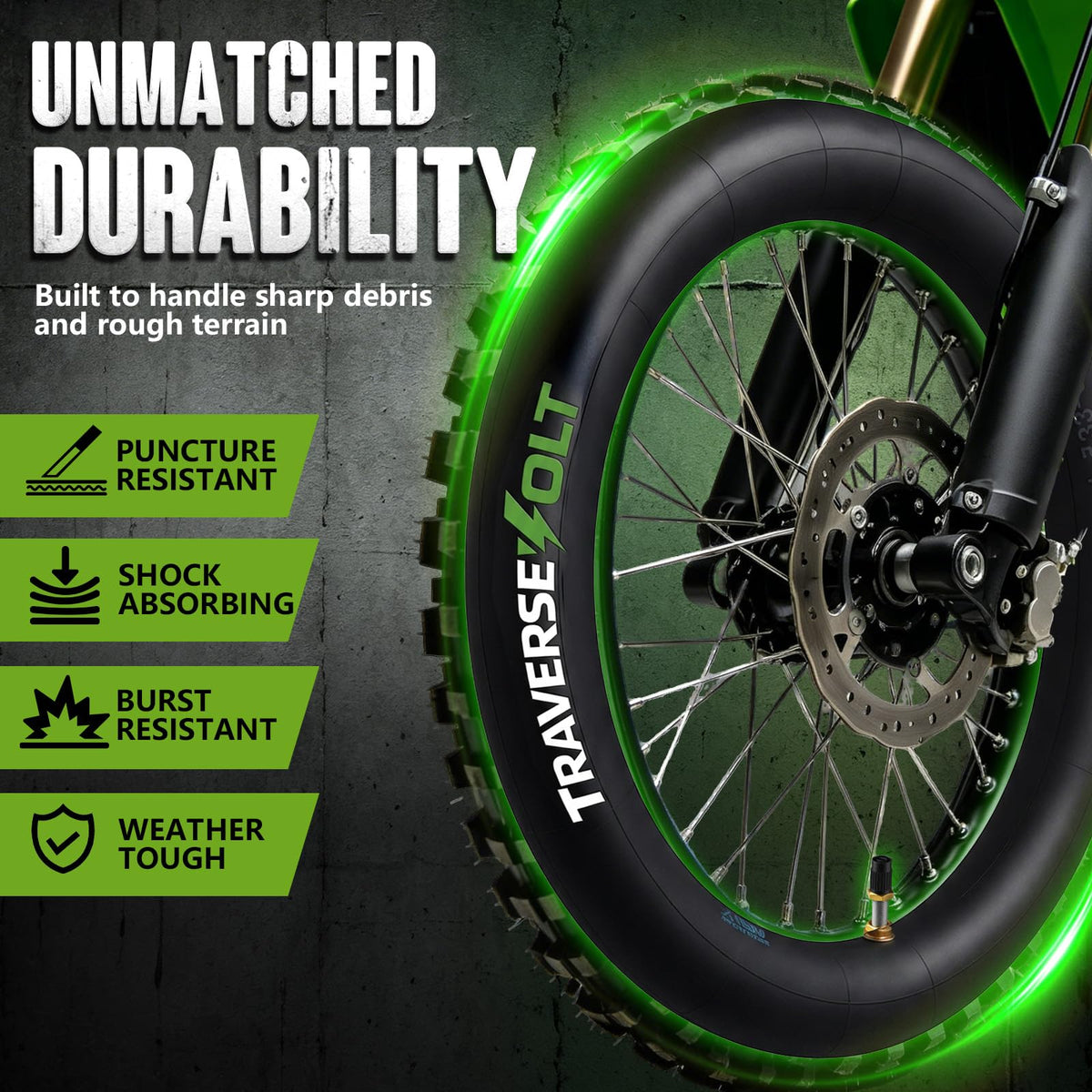 2 Pack 17" Dirt Bike Inner Tubes F8671