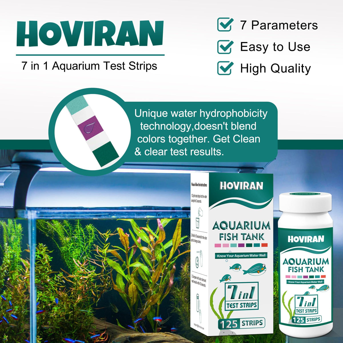 Aquarium Test Strips 125 Strips N5982