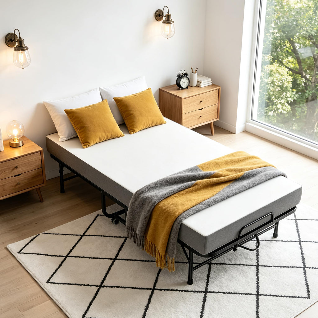 Folding Bed with 5 Inch Mattress R764843