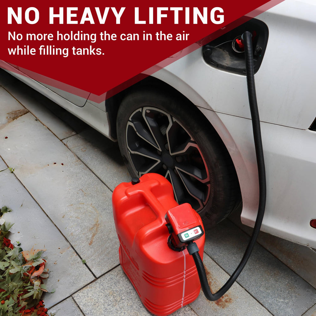 Battery Powered Fuel Transfer Pump with Automatic Stop Nozzle C149
