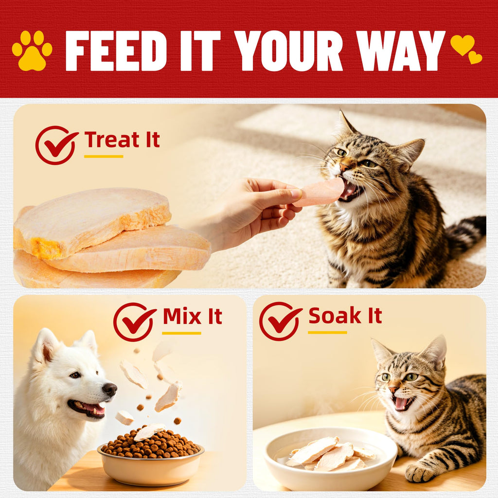 Freeze Dried Chicken Breast Cat & Dog Treats V9124