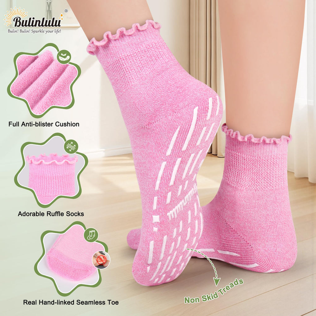 Non Slip Diabetic Socks for Women 6 Pairs Size 9-11 R75306