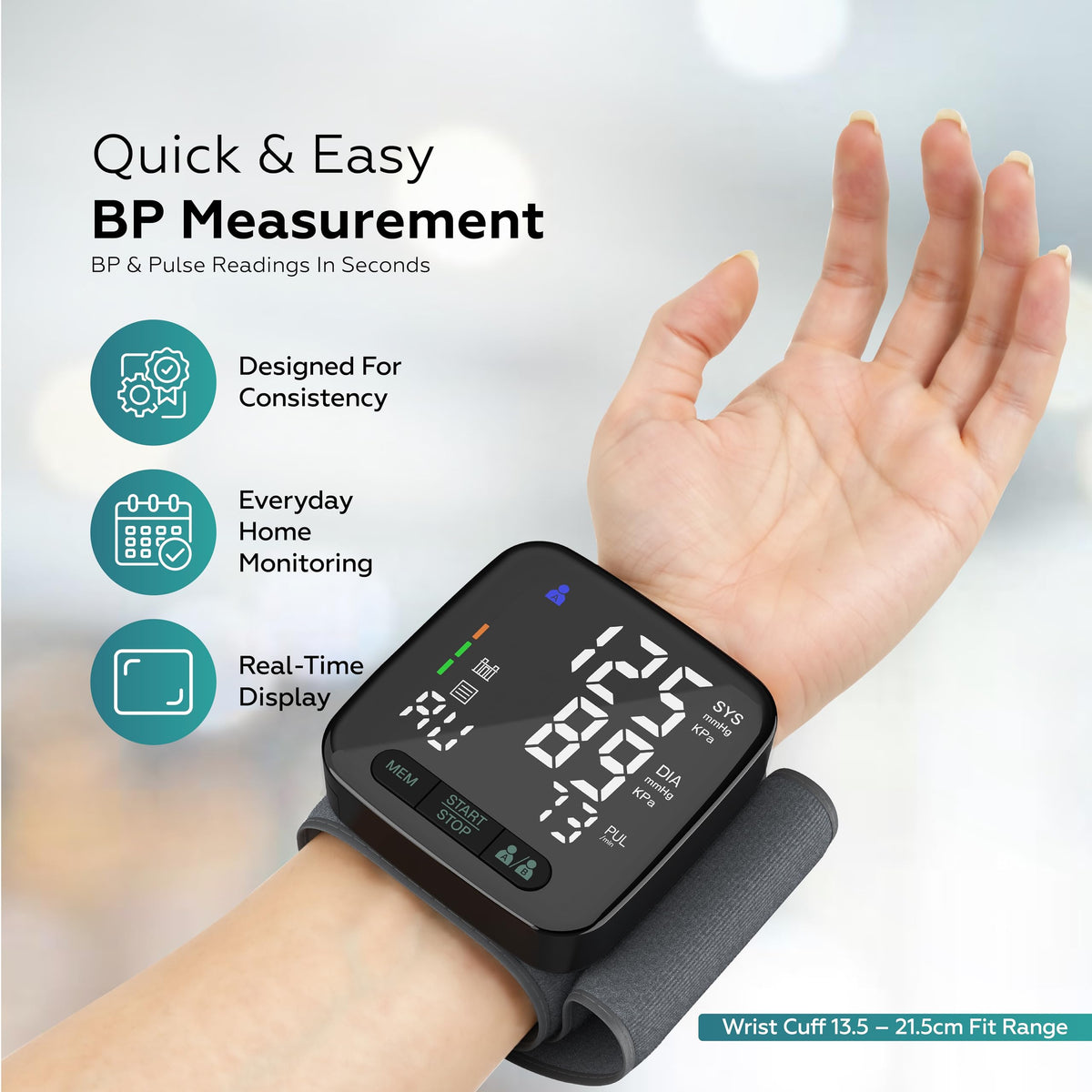 Wrist Blood Pressure Monitor T575
