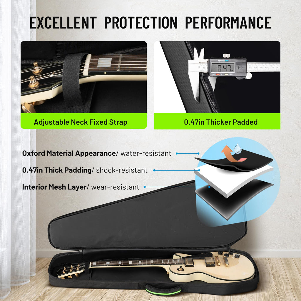 0.47in Thick Padding Electric Guitar Bag Y429474