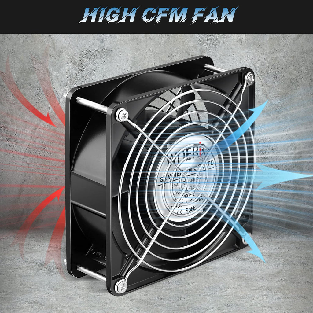 110V 120mm AC Axial Cooling Fan H6640