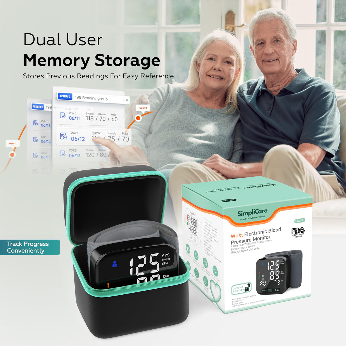 Wrist Blood Pressure Monitor T575
