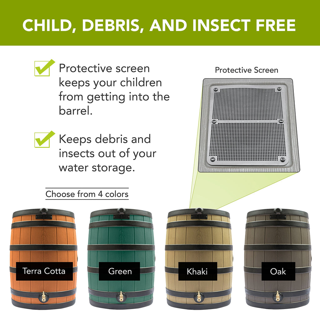 50 Gallon Rain Barrel J7530