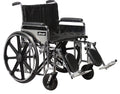 Black 22 Inch Bariatric Wheelchair R388
